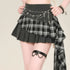 サイドフリルプリーツスカート