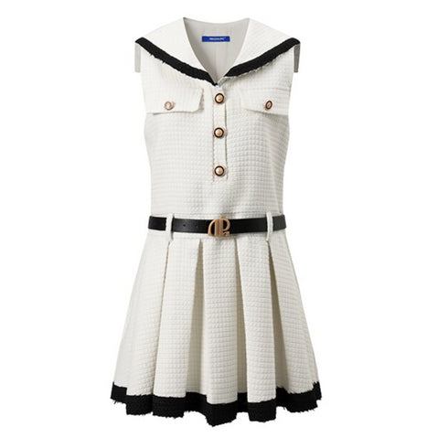 バイカラースクールガールワンピース