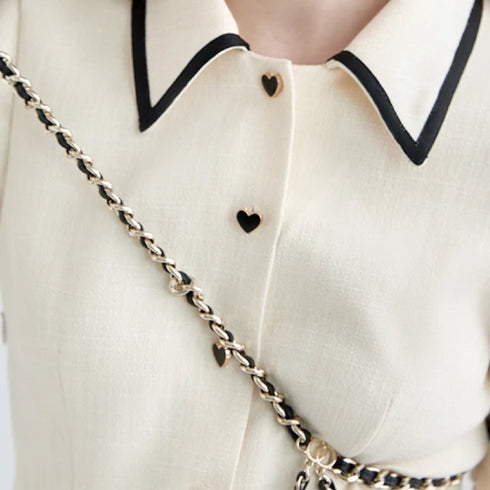 シンプルラインワンピース