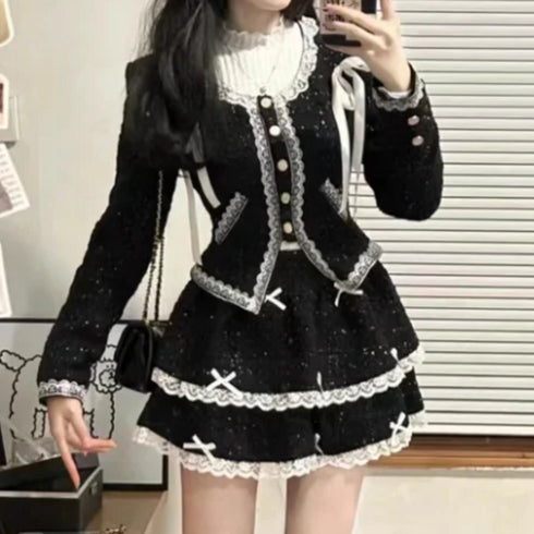 ミニリボンガーリードールセットアップ