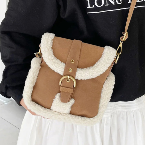 ころんとムートンバッグ