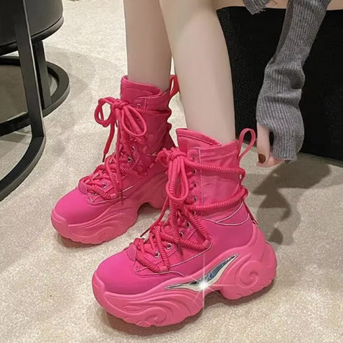 スニーカーデザインカジュアルブーツ