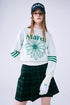 Mardi Mercredi Actif MARDI FLOWER KNIT PULLOVER