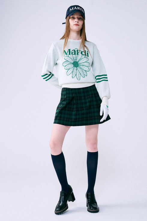 Mardi Mercredi Actif MARDI FLOWER KNIT PULLOVER