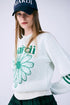 Mardi Mercredi Actif MARDI FLOWER KNIT PULLOVER