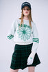 Mardi Mercredi Actif MARDI FLOWER KNIT PULLOVER