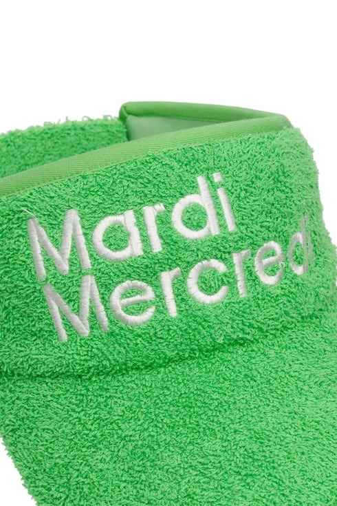 Mardi Mercredi Actif TERRY SUN VISOR_GREEN IVORY