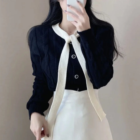 リボンケーブルニット