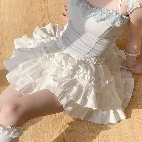 ホイップフリルミニスカート