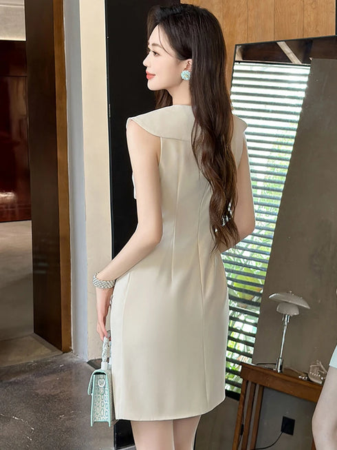 リボンデザインレディワンピース