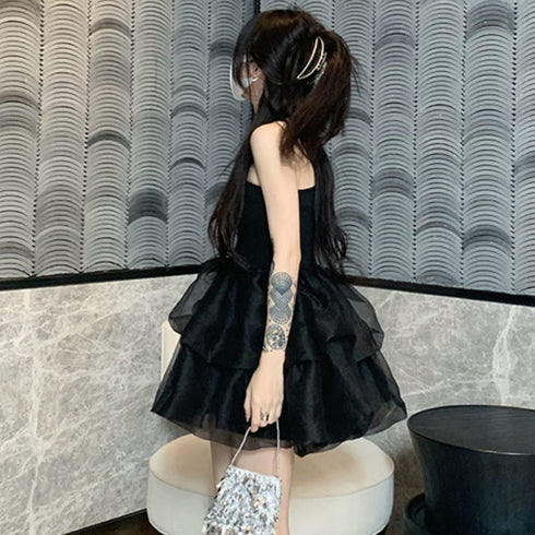 ふわっと2段スカートワンピ