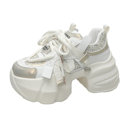 ラメ厚底スニーカー