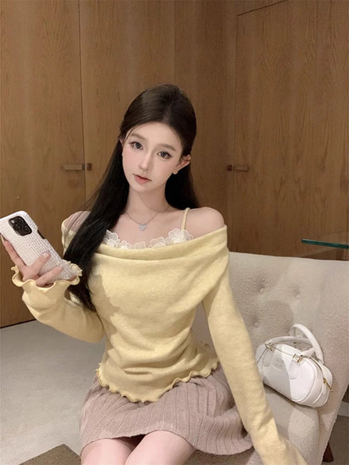 ドッキングオフショルトップス