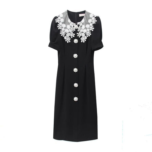 フラワーレースマーメイドワンピース