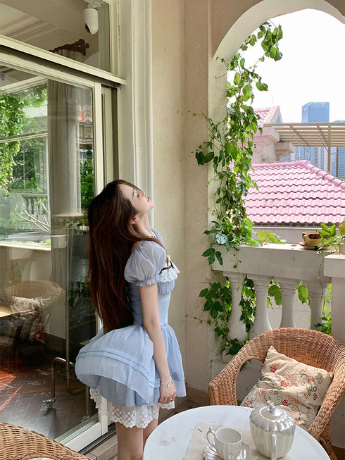 ふわふわパステルドールワンピ