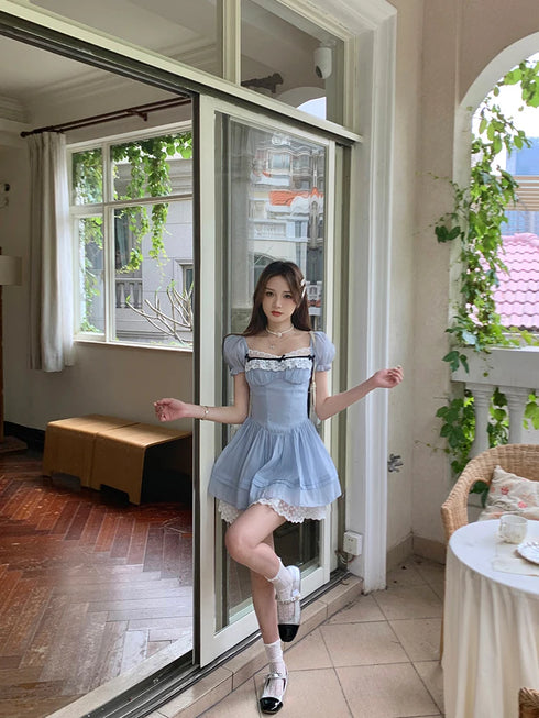 ふわふわパステルドールワンピ