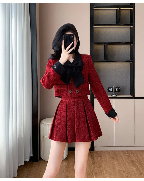 BIGリボンバイカラーセットアップ