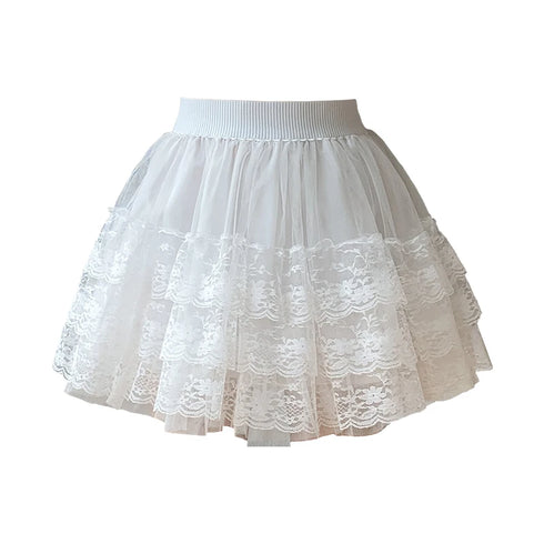 ふりふりレースミニスカート