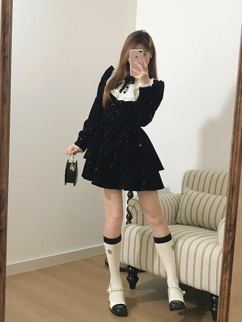 ロココ調キラキラワンピース