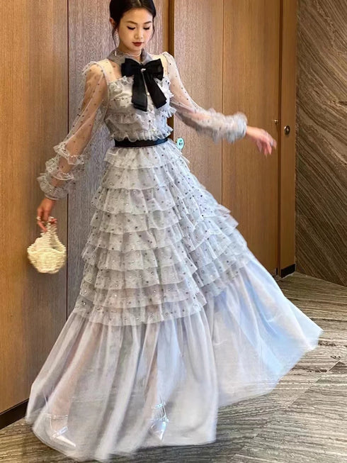 シアーチュールドレス