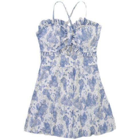 パステルフラワーワンピーススイムウェア