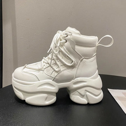 ワンカラースニーカーブーツ