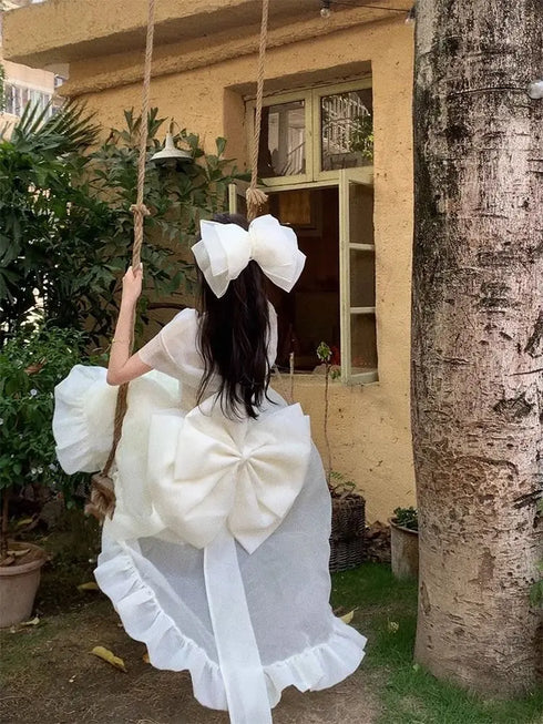 ホワイトクラゲワンピース