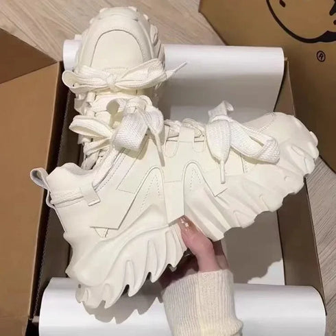 ダブルリボンダッドスニーカー