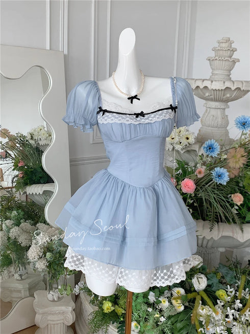 ふわふわパステルドールワンピ