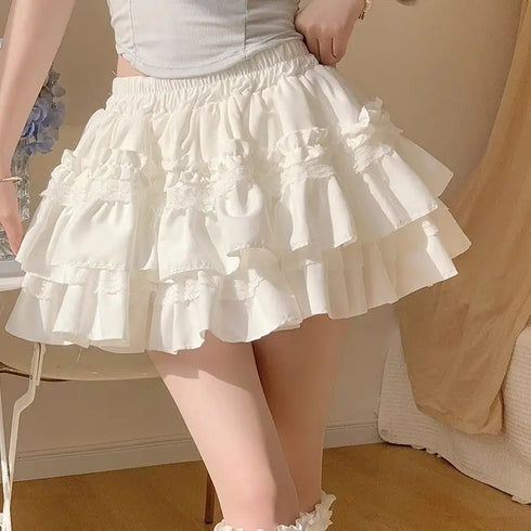 ホイップフリルミニスカート