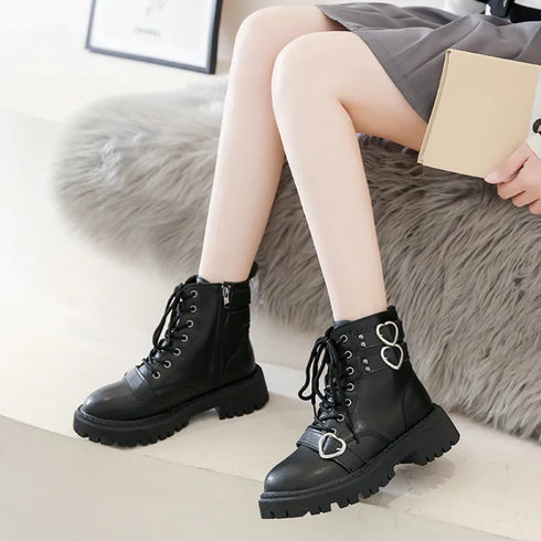 ハート ベルトブーツ