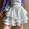 たっぷりレーススカート