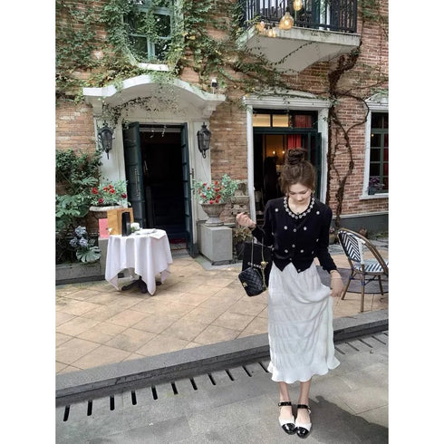 ビジューカーディガン