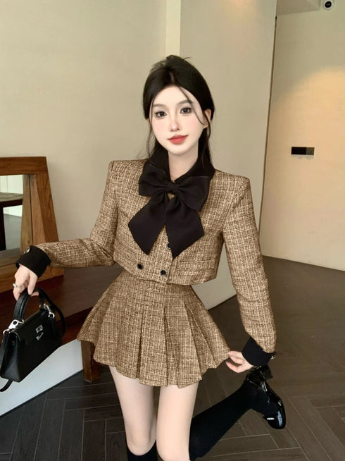 BIGリボンツイードセットアップ