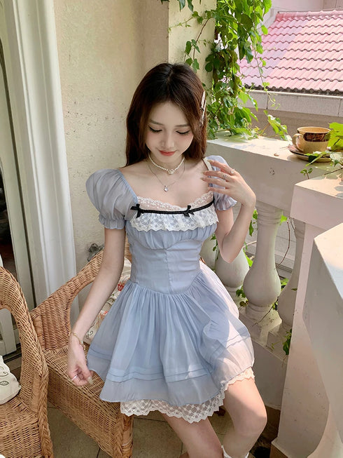 ふわふわパステルドールワンピ