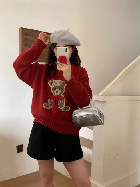 くまさんニット