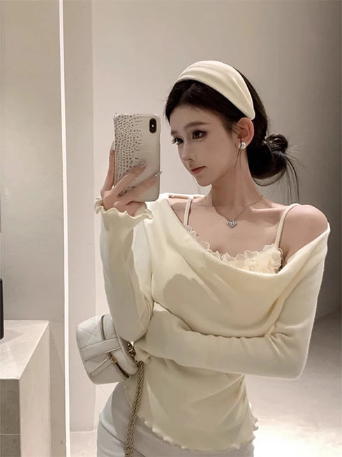 ドッキングオフショルトップス