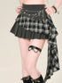 サイドフリルプリーツスカート