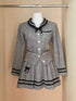 制服風ニットセットアップ