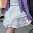 たっぷりレーススカート