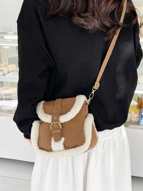 ころんとムートンバッグ