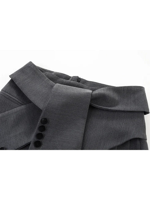 ミニ丈スクールデザインスカート