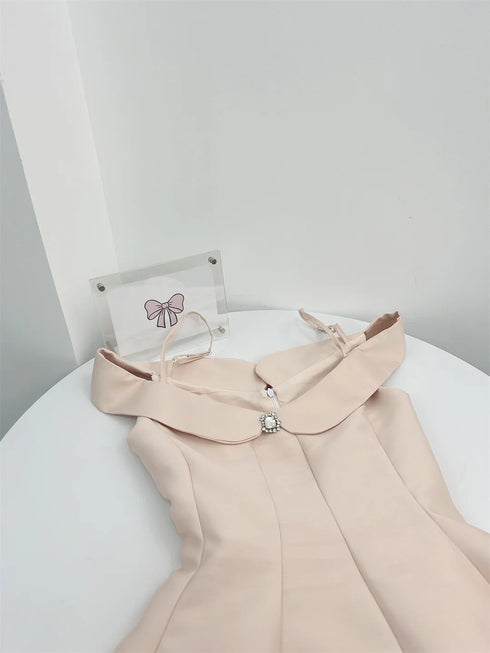 オフショルデザインアイドルワンピース