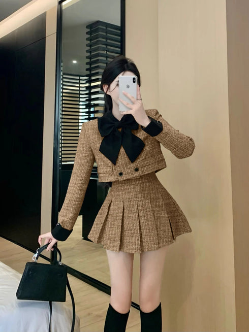 BIGリボンツイードセットアップ