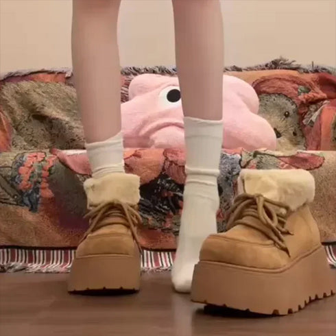 もこもこミニムートンシューズ