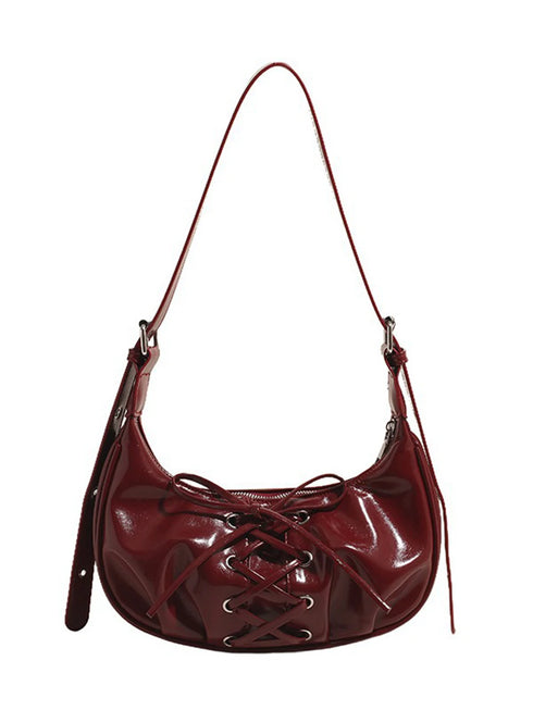 編み上げリボンバッグ