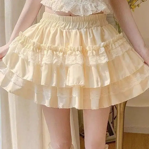 ホイップフリルミニスカート