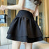 ビジューデザイン2段フリルミニスカート