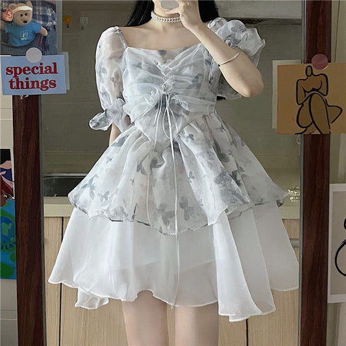 フェアリーグレーシフォンワンピース