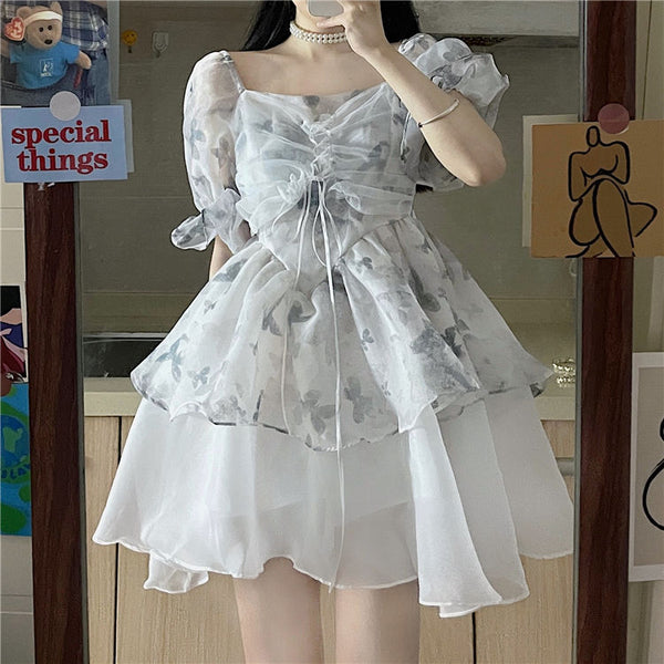 フェアリーグレーシフォンワンピース